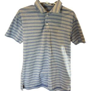 Kids’ striped cotton polo
